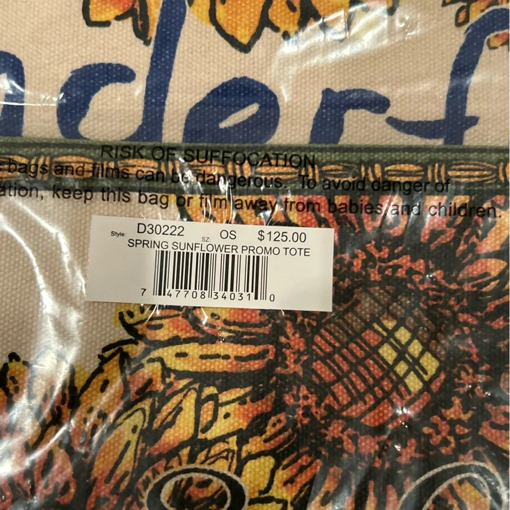 Brighton LoVe Perfect Sunflower Tote Bag “Something Wonderful is About to Happen - Picture 5 of 6